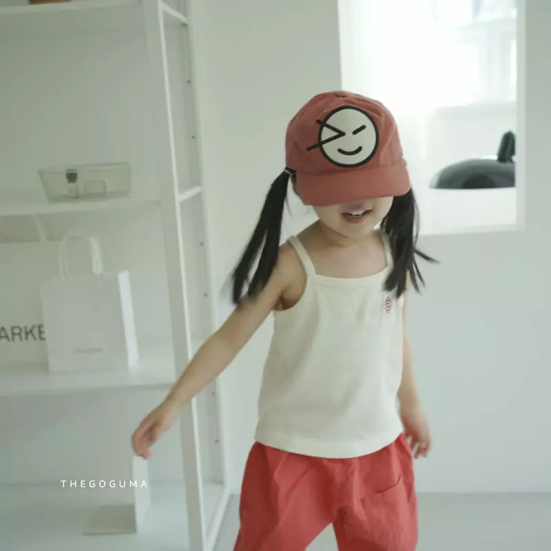 Shinseage Kids - Korean Children Fashion - #designkidswear - Rib String Sleeveless - 8