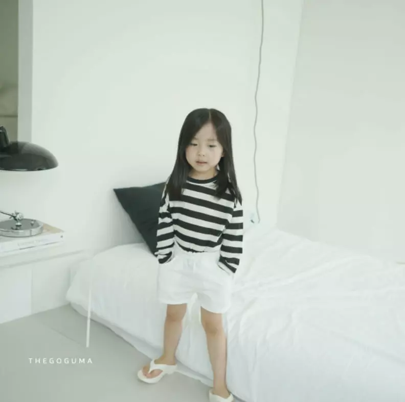 Shinseage Kids - Korean Children Fashion - #kidsshorts - Beach Stripes Tee - 10
