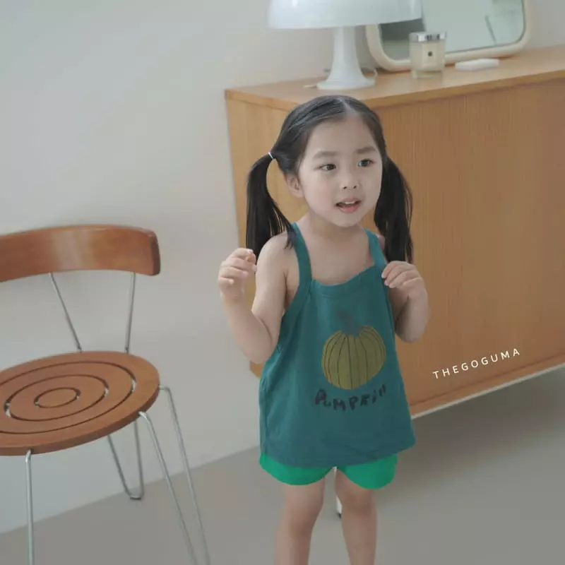 Shinseage Kids - Korean Children Fashion - #kidsstore - Pumpkin Sleeveless