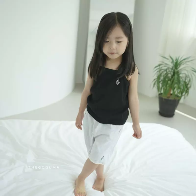 Shinseage Kids - Korean Children Fashion - #littlefashionista - Rib String Sleeveless