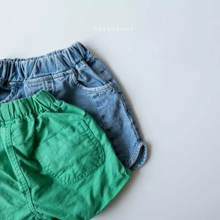Shinseage Kids - Korean Children Fashion - #prettylittlegirls - Piping Denim Shorts - 3
