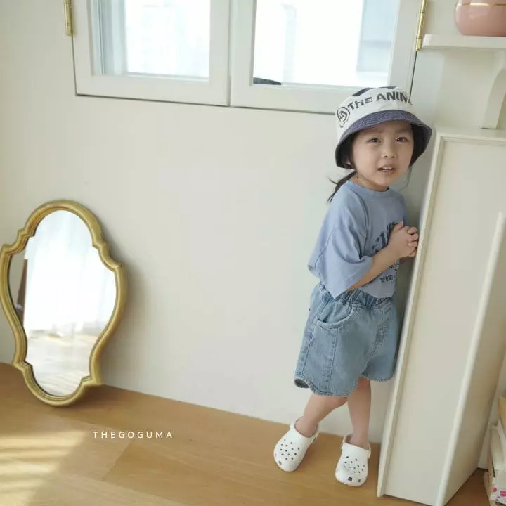 Shinseage Kids - Korean Children Fashion - #stylishchildhood - Piping Denim Shorts - 6