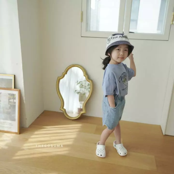 Shinseage Kids - Korean Children Fashion - #prettylittlegirls - Piping Denim Shorts - 4