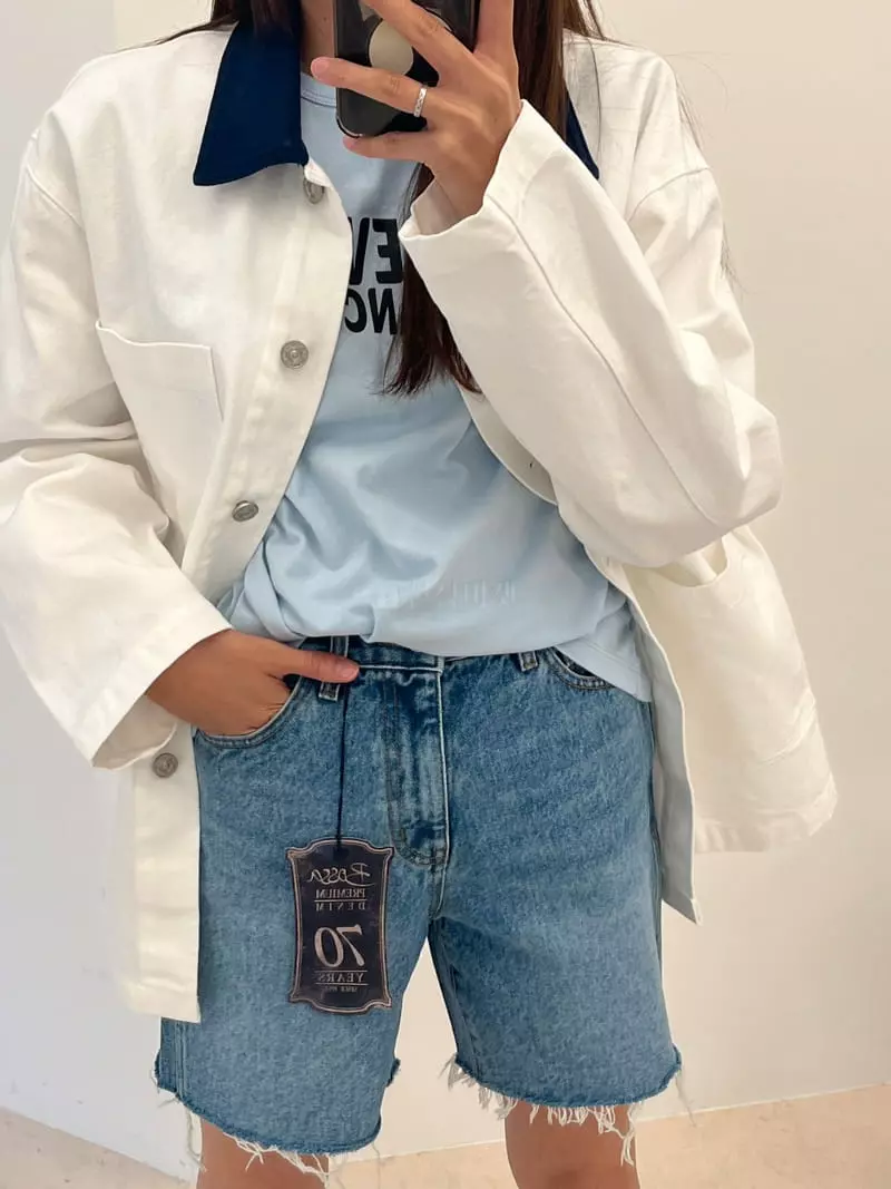 Sllow - Korean Women Fashion - #momslook - Canvers Jacket - 3