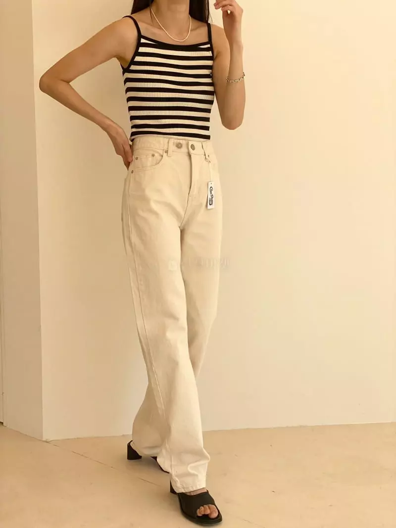 Sllow - Korean Women Fashion - #momslook - Twin Pleats Top