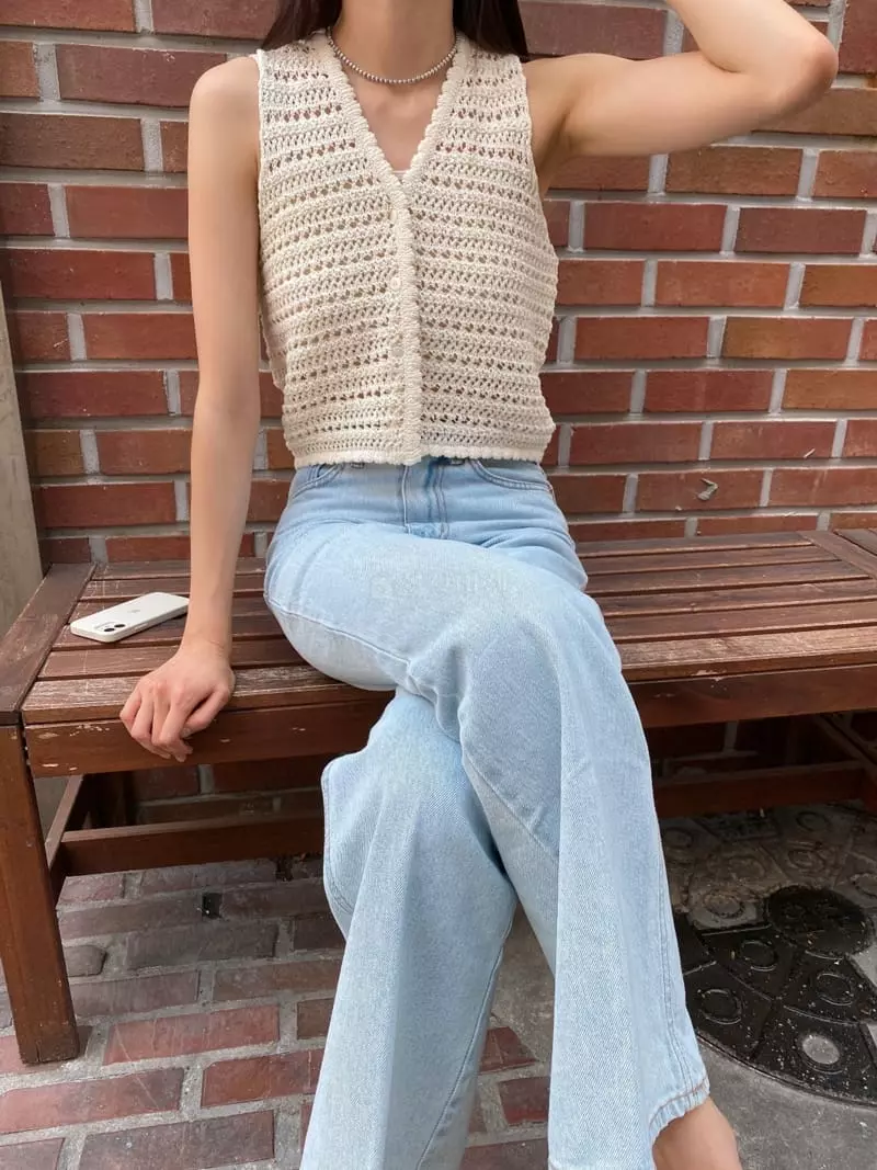 Sllow - Korean Women Fashion - #momslook - Daily Wide Jeans