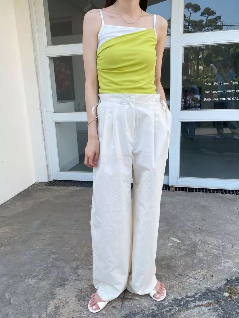 Sllow - Korean Women Fashion - #momslook - Layer Camisol Top