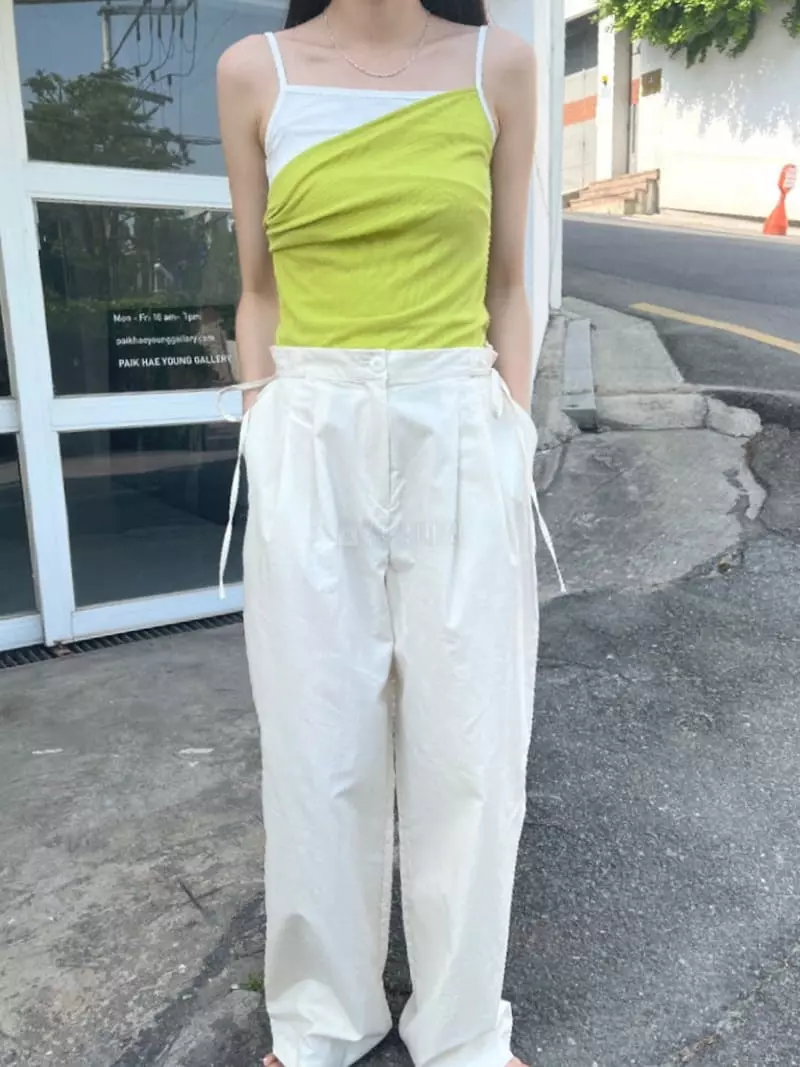 Sllow - Korean Women Fashion - #momslook - Layer Camisol Top - 3