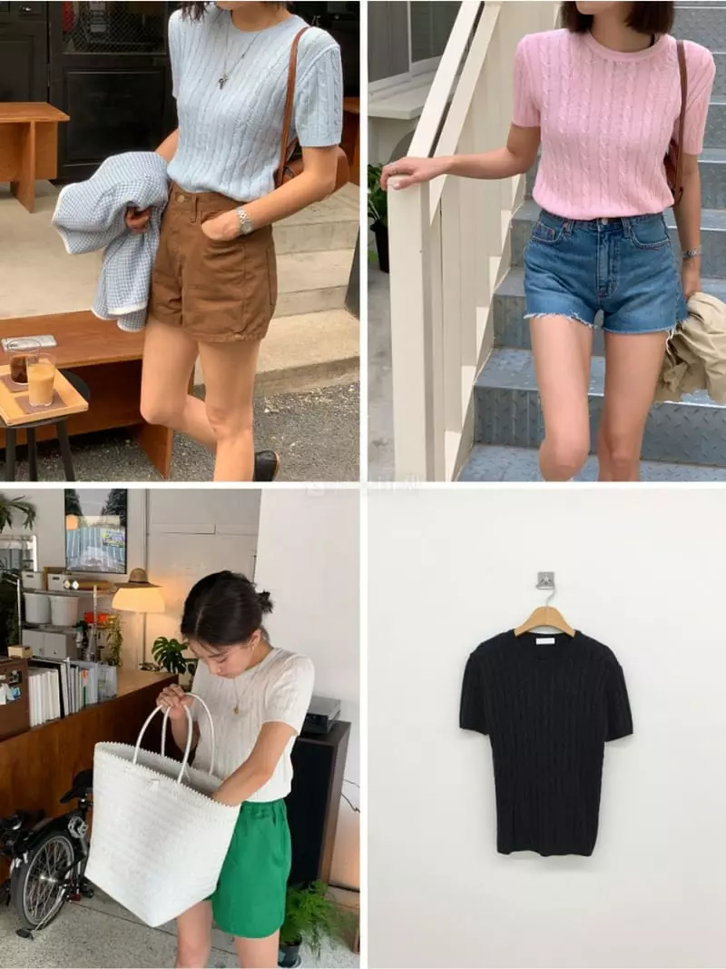 Sllow - Korean Women Fashion - #womensfashion - Lake Knit - 4