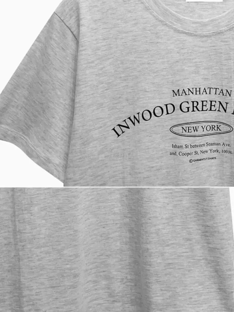 Sllow - Korean Women Fashion - #womensfashion - Manhatan Tee - 4