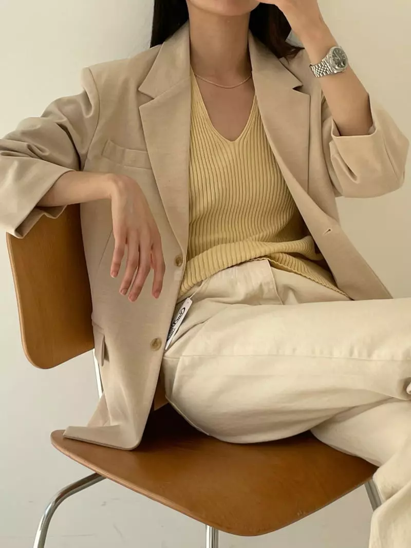 Sllow - Korean Women Fashion - #momslook - Bloock Tailor Jacket