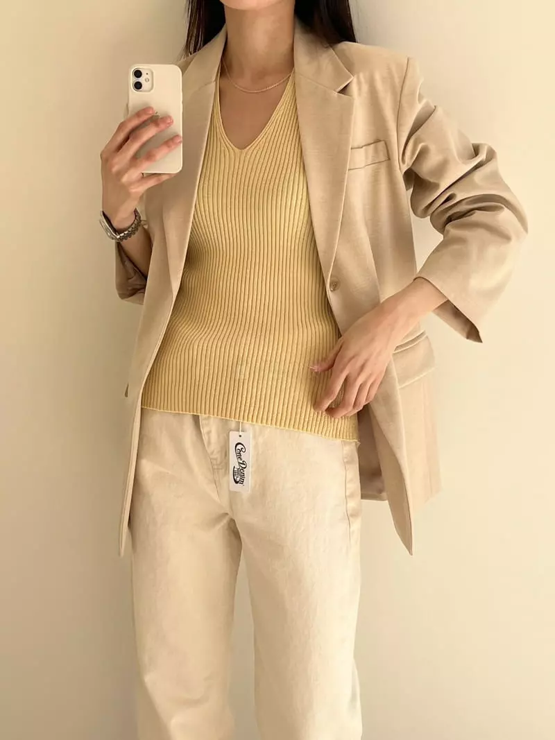 Sllow - Korean Women Fashion - #momslook - Bloock Tailor Jacket - 2