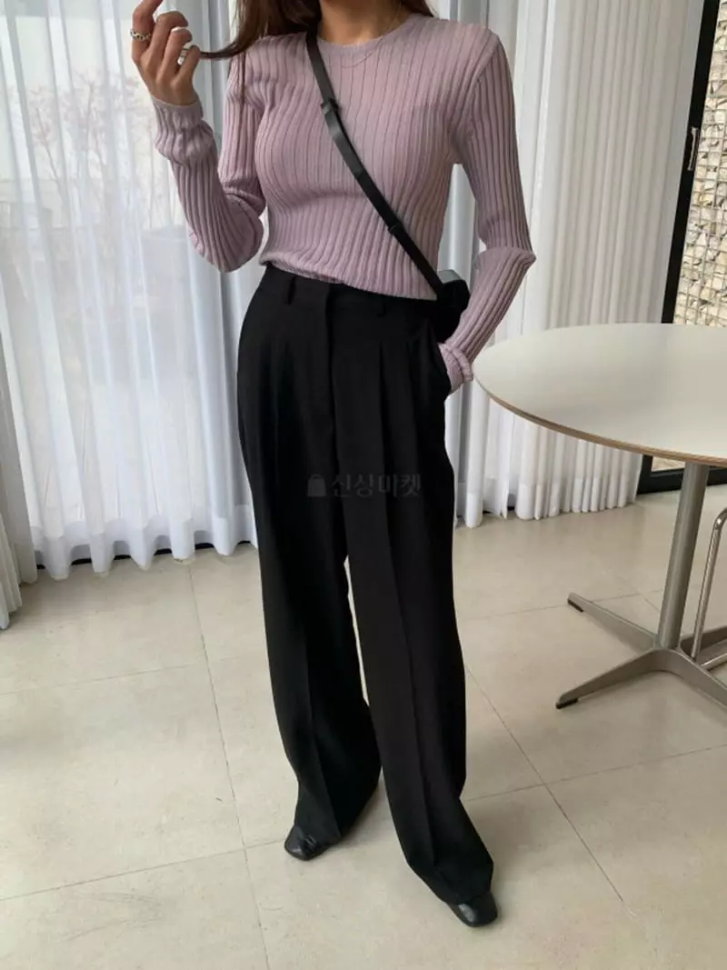 Sllow - Korean Women Fashion - #thelittlethings - Air Pleats Knit - 4