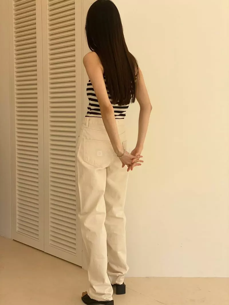 Sllow - Korean Women Fashion - #thelittlethings - Ecru Jeans