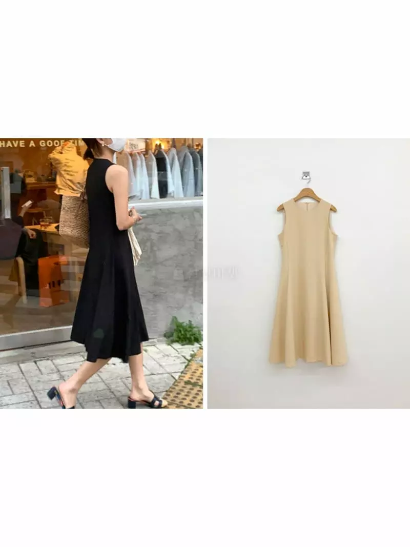 Sllow - Korean Women Fashion - #womensfashion - Plare Long One-piece - 4