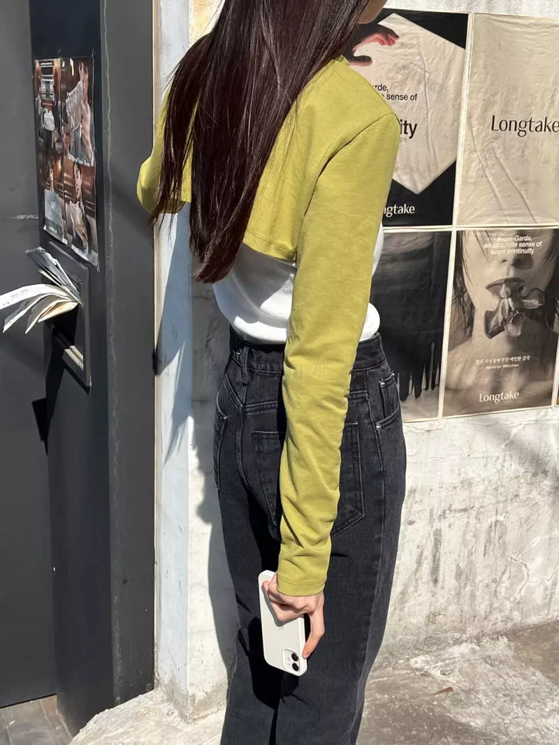 Sllow - Korean Women Fashion - #womensfashion - Easy Bolero Top - 2
