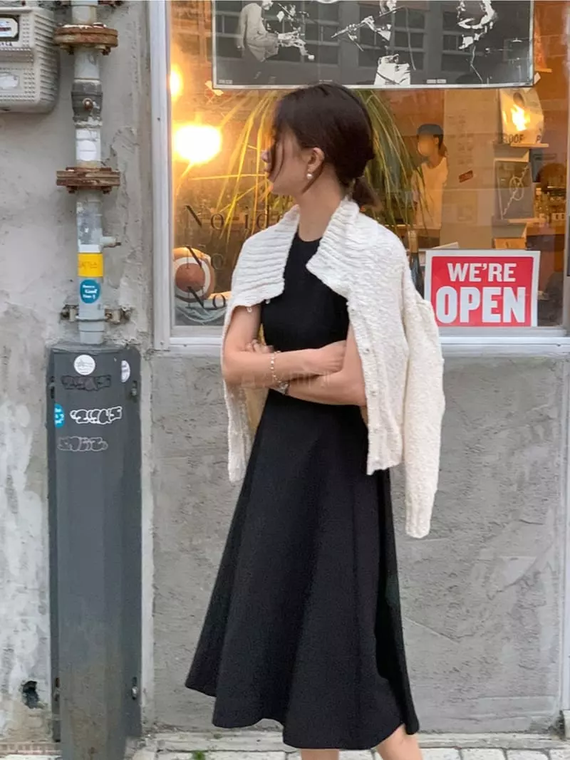 Sllow - Korean Women Fashion - #womensfashion - Plare Long One-piece - 3
