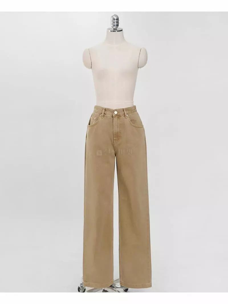 Sllow - Korean Women Fashion - #womensfashion - Back Pocket Jeans