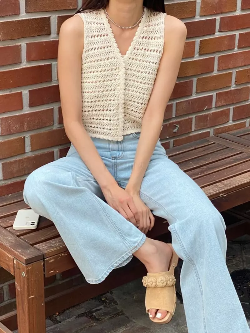Sllow - Korean Women Fashion - #momslook - Daily Wide Jeans - 4