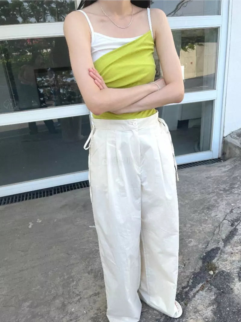 Sllow - Korean Women Fashion - #womensfashion - Layer Camisol Top - 2