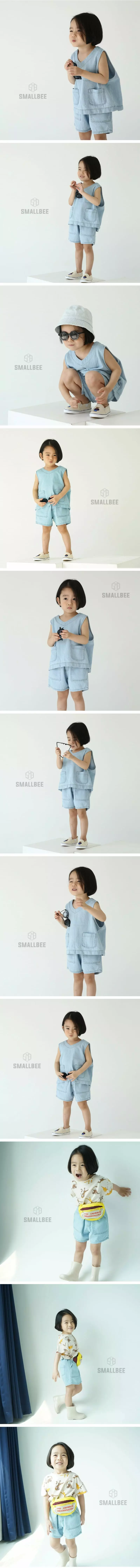 Smallbee - Korean Children Fashion - #childofig - Denim Shorts - 2