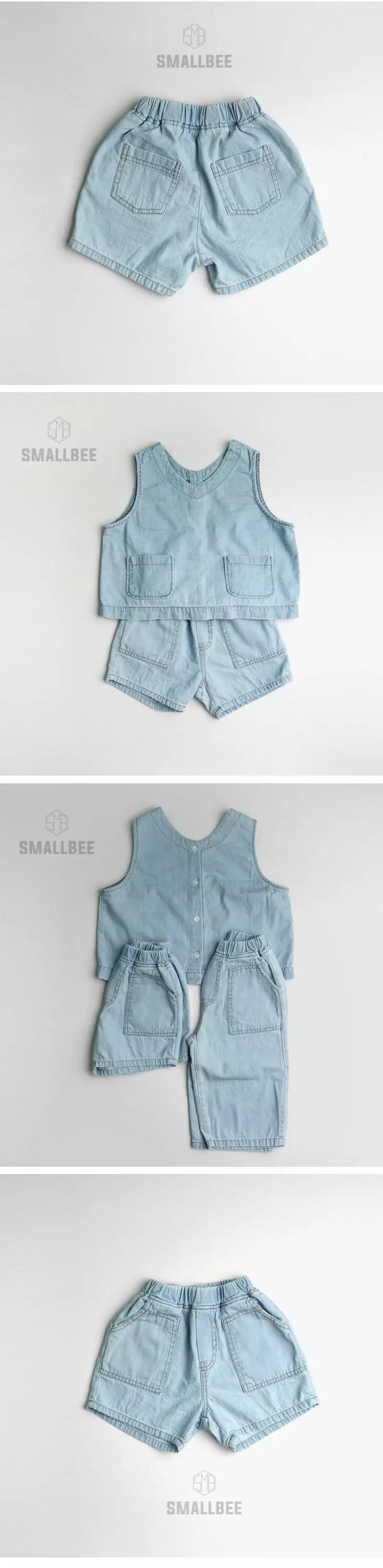 Smallbee - Korean Children Fashion - #childrensboutique - Denim Shorts - 3