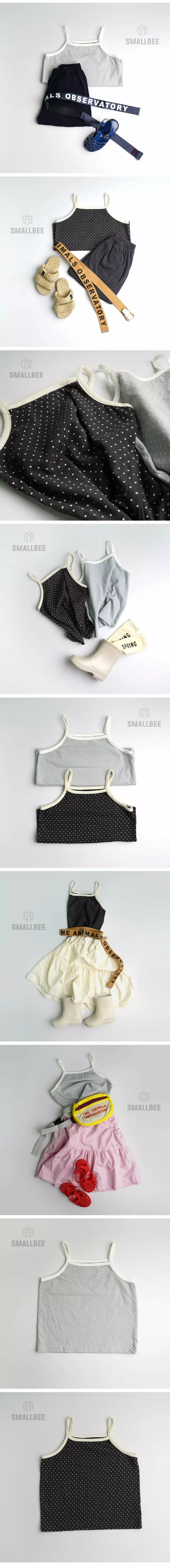 Smallbee - Korean Children Fashion - #designkidswear - Dot Sleeveless - 3