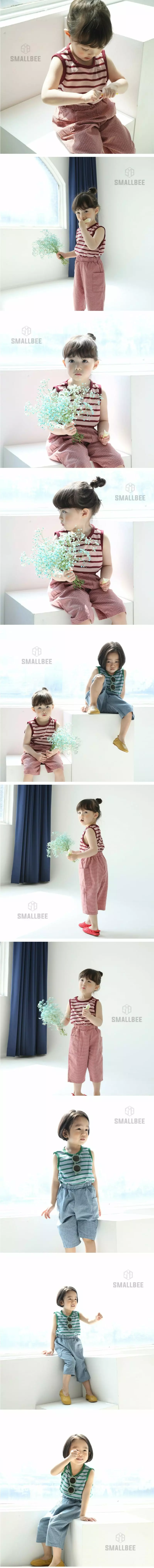 Smallbee - Korean Children Fashion - #designkidswear - Stripes Sleeveless - 2