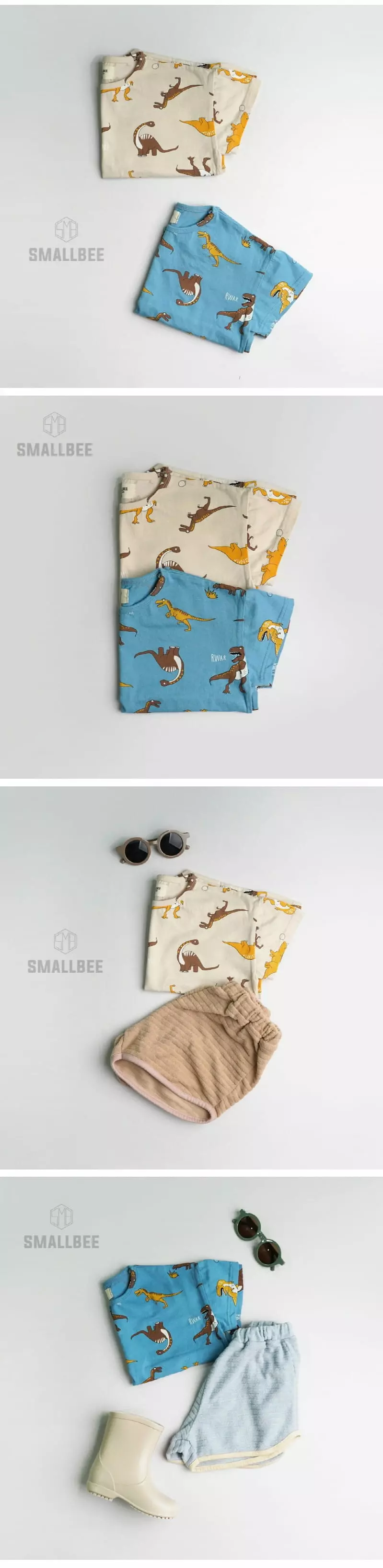 Smallbee - Korean Children Fashion - #kidzfashiontrend - Dino Tee - 3