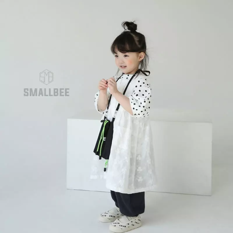Smallbee - Korean Children Fashion - #littlefashionista - Embroidery Layered One-piece