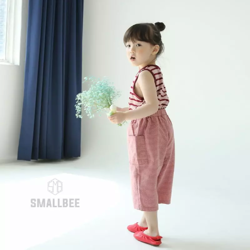 Smallbee - Korean Children Fashion - #magicofchildhood - Check Big Pocket Pants