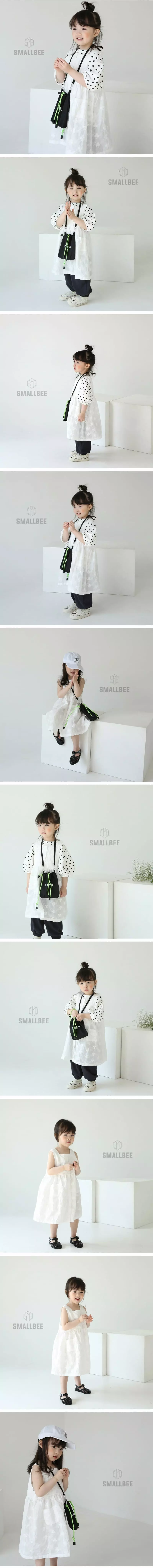 Smallbee - Korean Children Fashion - #magicofchildhood - Embroidery Layered One-piece - 2