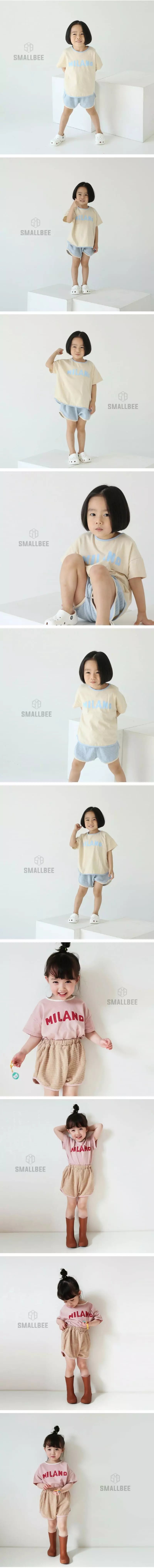 Smallbee - Korean Children Fashion - #prettylittlegirls - Towel Piping Shorts - 2