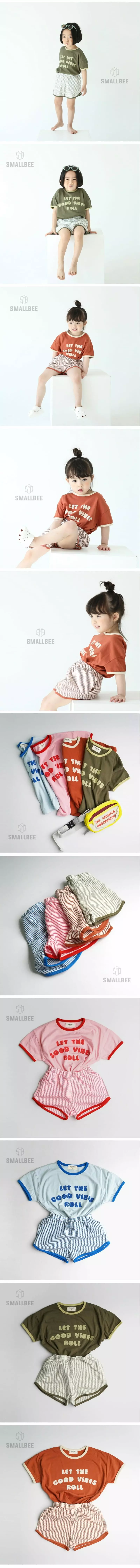 Smallbee - Korean Children Fashion - #toddlerclothing - Good Vide Top Bottom Set - 3