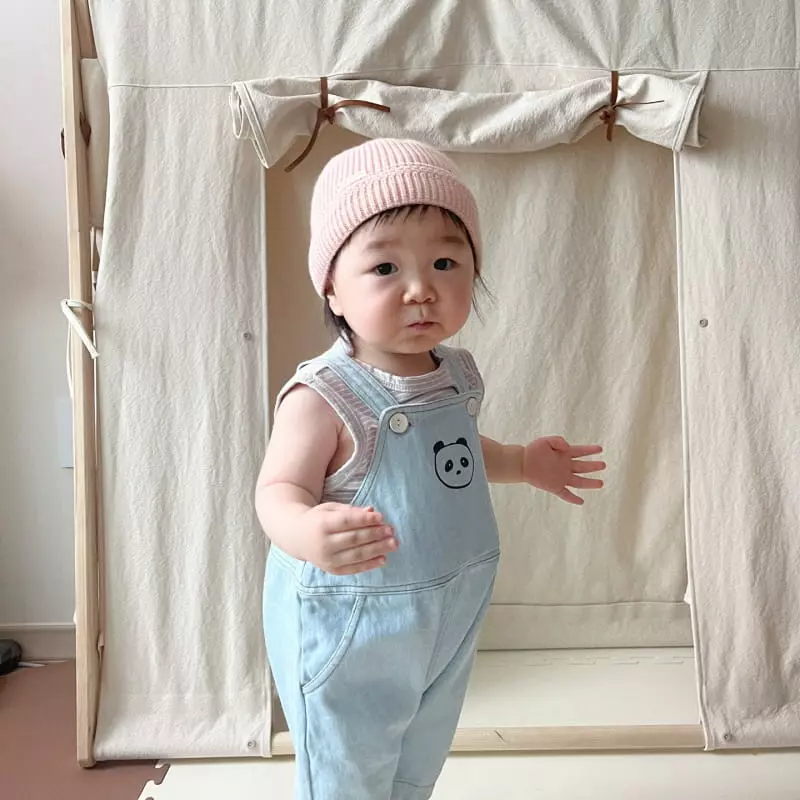 So U - Korean Baby Fashion - #babyboutiqueclothing - Bebe Stripes Sleeveless Tee - 10