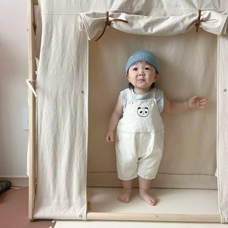 So U - Korean Baby Fashion - #babyclothing - Penda Dungarees - 12