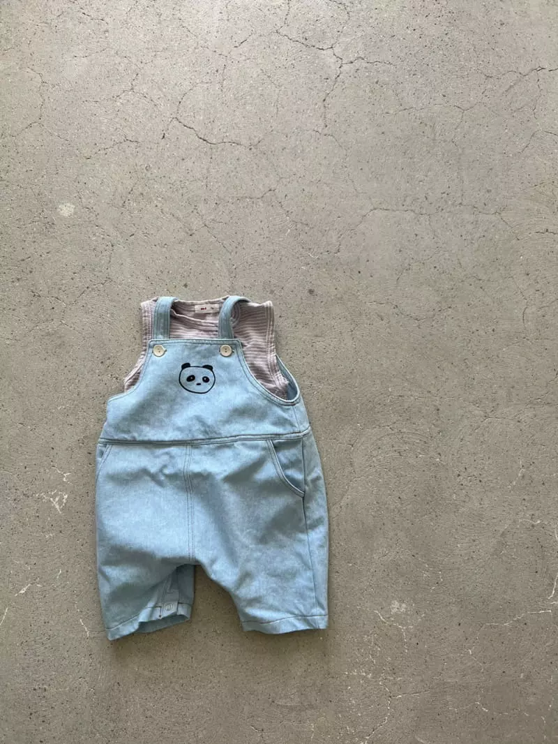 So U - Korean Baby Fashion - #babyoninstagram - Penda Dungarees - 2