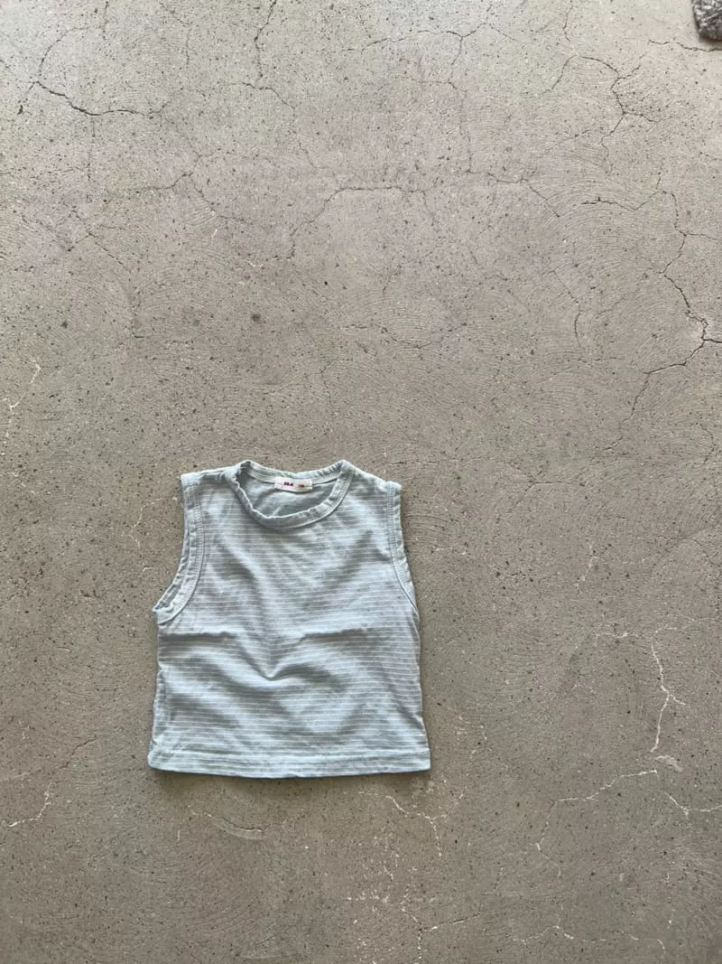 So U - Korean Baby Fashion - #babyoninstagram - Bebe Stripes Sleeveless Tee