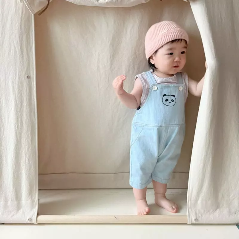 So U - Korean Baby Fashion - #babyootd - Penda Dungarees - 4