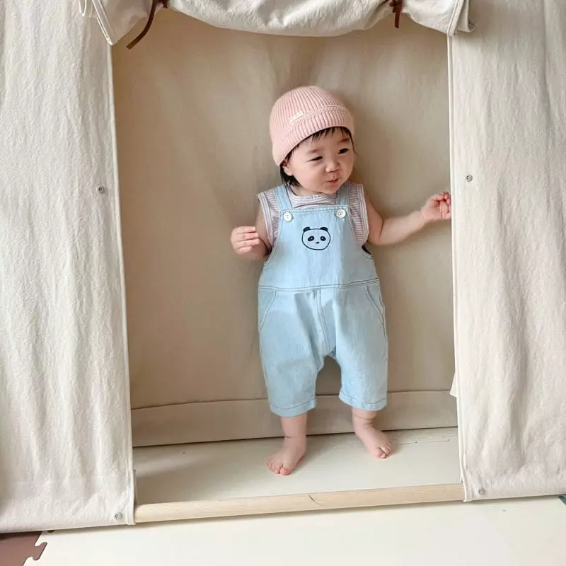 So U - Korean Baby Fashion - #babywear - Penda Dungarees - 6