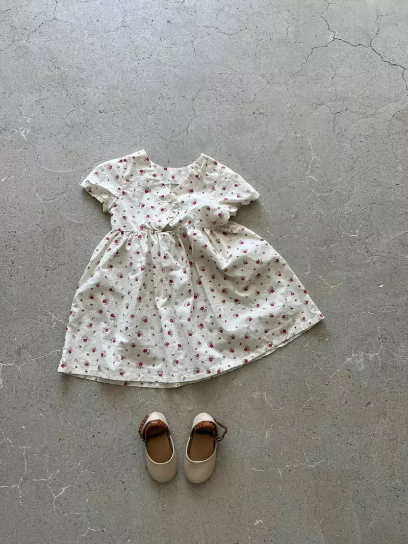 So U - Korean Children Fashion - #designkidswear - Back Button One-piece - 2