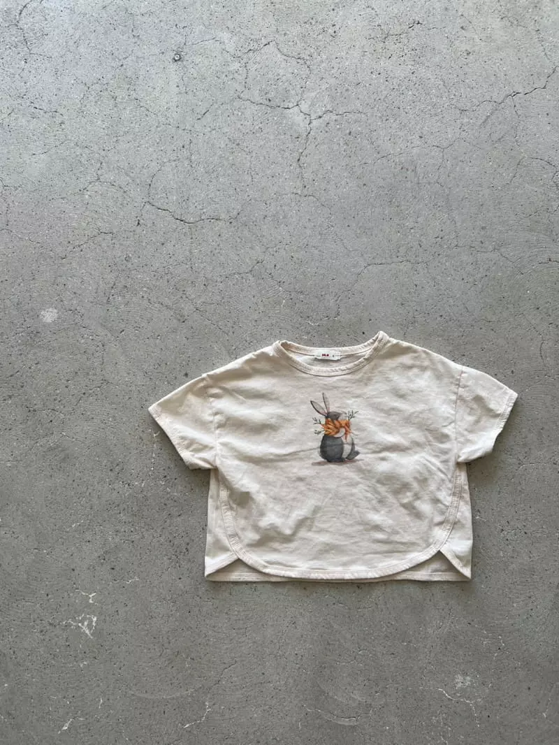 So U - Korean Children Fashion - #designkidswear - Piping Rabbit Tee