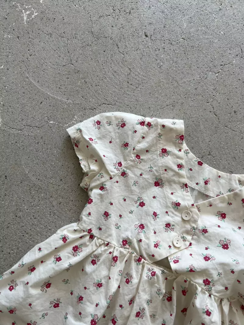 So U - Korean Children Fashion - #discoveringself - Back Button One-piece - 3