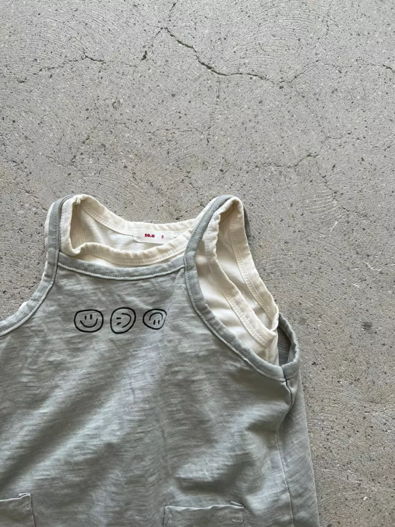 So U - Korean Children Fashion - #fashionkids - Smile Jumpsuit - 7