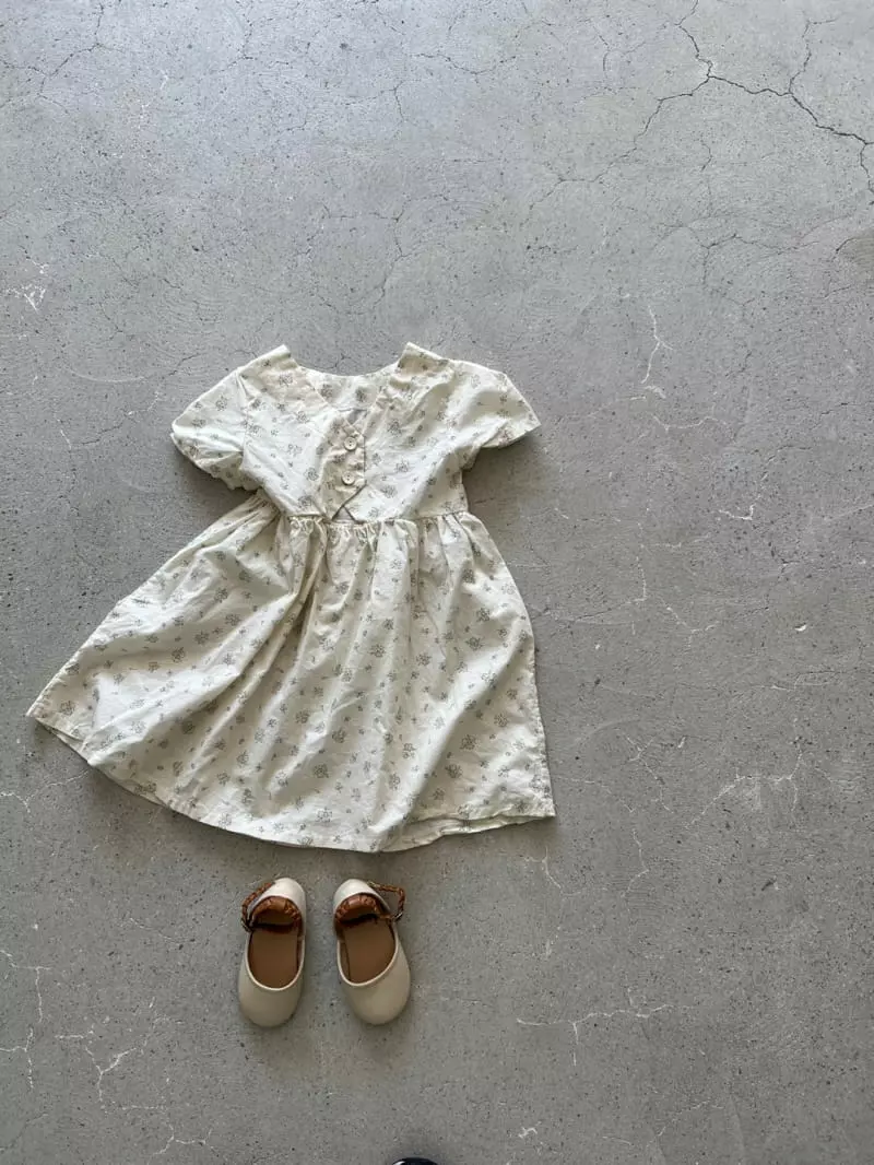 So U - Korean Children Fashion - #discoveringself - Back Button One-piece - 4