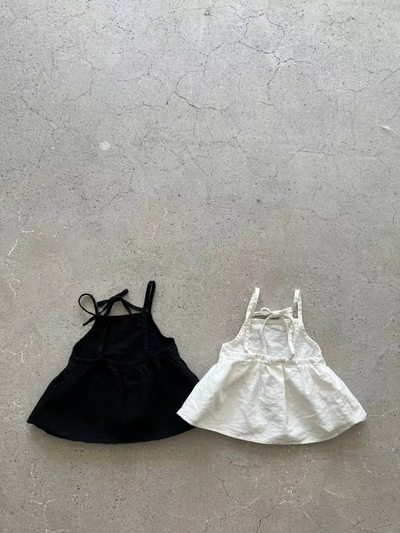 So U - Korean Children Fashion - #fashionkids - String Sleeveless Blouse