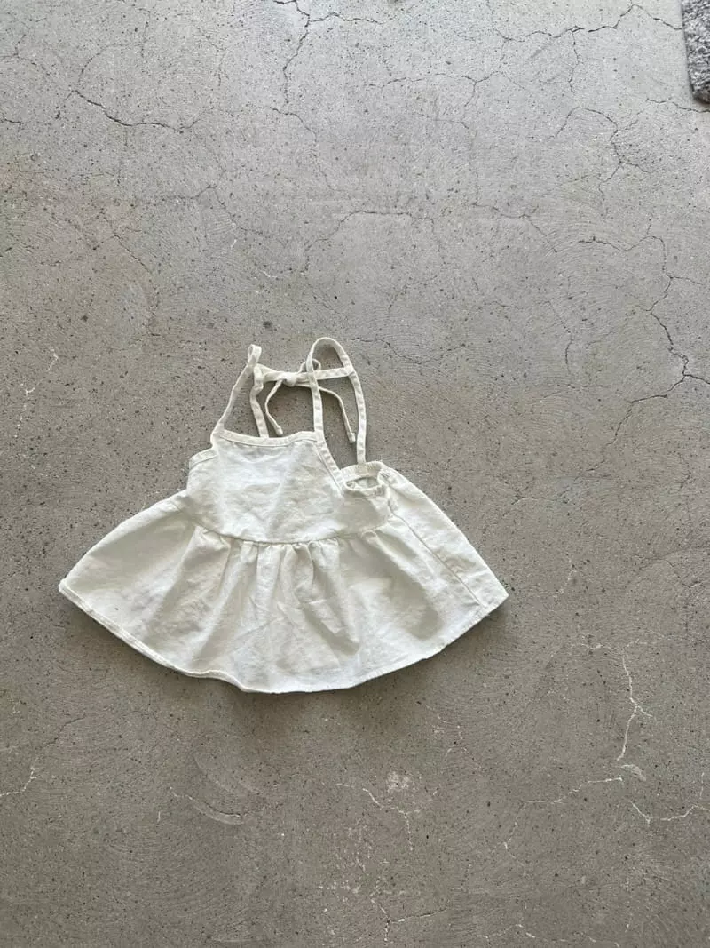 So U - Korean Children Fashion - #kidsshorts - String Sleeveless Blouse - 2