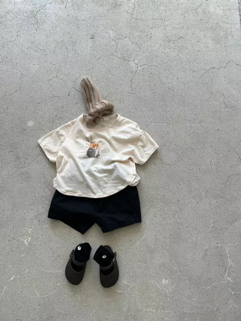So U - Korean Children Fashion - #kidsstore - Piping Rabbit Tee - 5