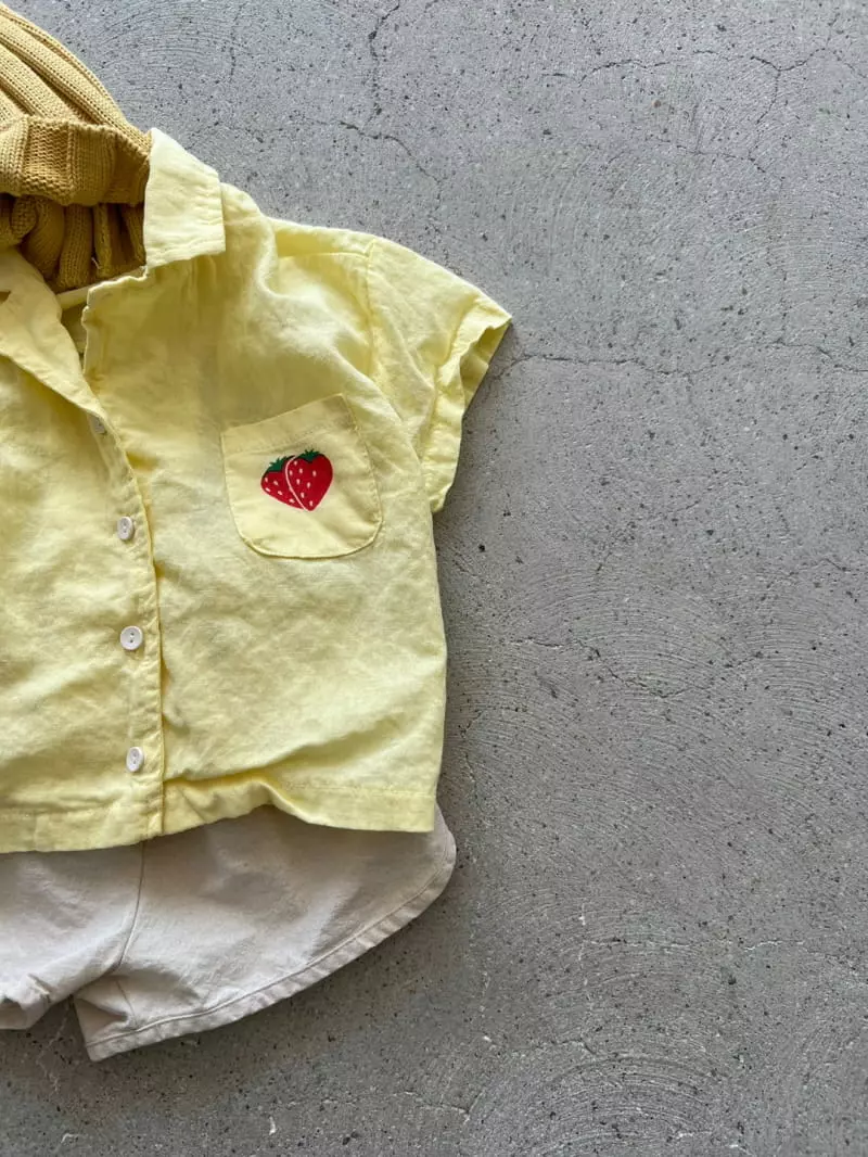 So U - Korean Children Fashion - #kidzfashiontrend - Strawberry Shirt - 8