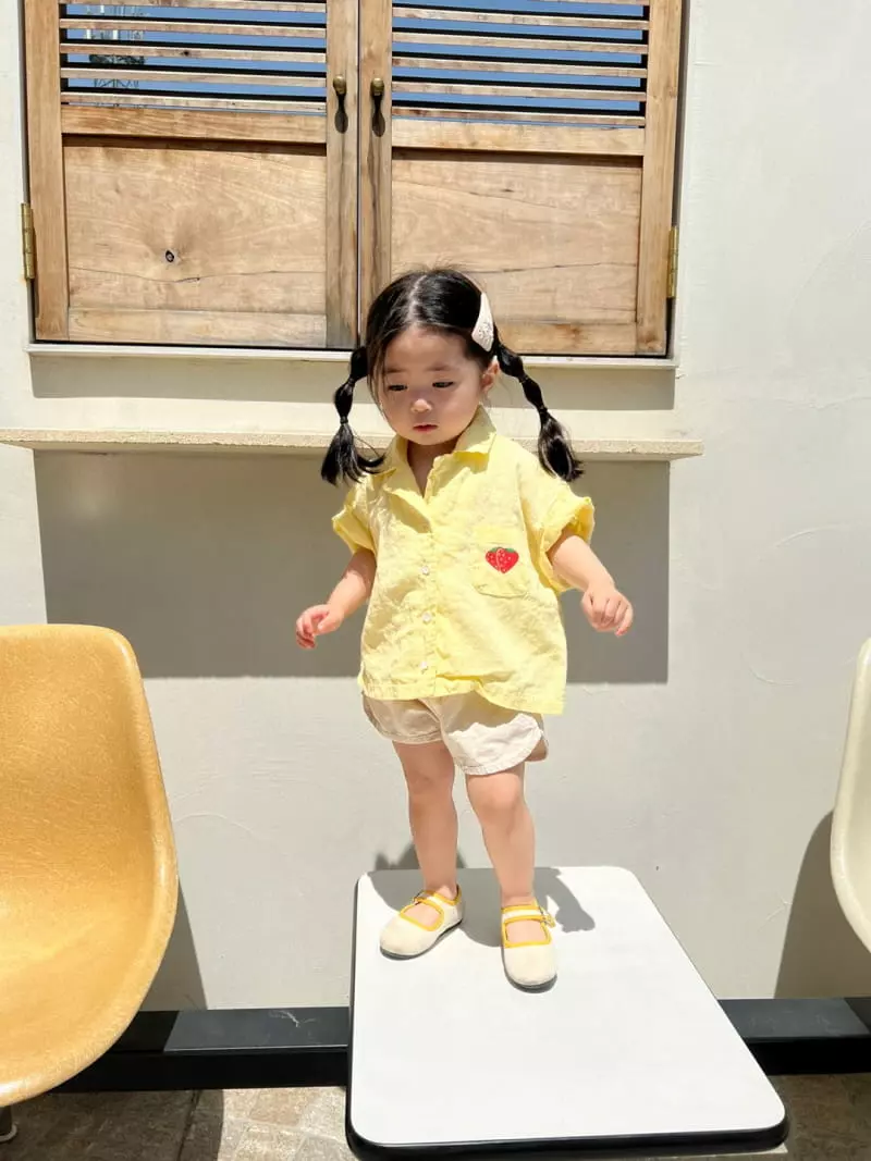 So U - Korean Children Fashion - #magicofchildhood - Strawberry Shirt - 11